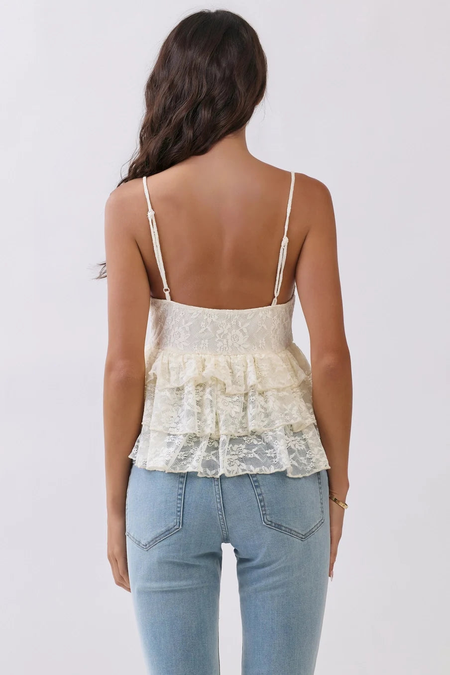 Babydoll Cami Top - Vanilla